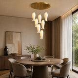 Luma Flora Stairs Chandelier – Ambient Illumination in Luxury Interior Setting View 9