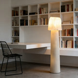 Hand-cast Resin Floor Lamp View 2 | Luma Artisanal Resin Floor Lamp | The Sculptural Art Collection | JINSHE | JINSHE