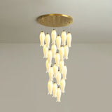 Luma Flora Stairs Chandelier – Ambient Illumination in Luxury Interior Setting View 19
