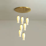 Luma Flora Stairs Chandelier – Ambient Illumination in Luxury Interior Setting View 16