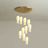 Luma Flora Stairs Chandelier – Ambient Illumination in Luxury Interior Setting View 17