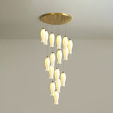 Luma Flora Stairs Chandelier – Ambient Illumination in Luxury Interior Setting View 18
