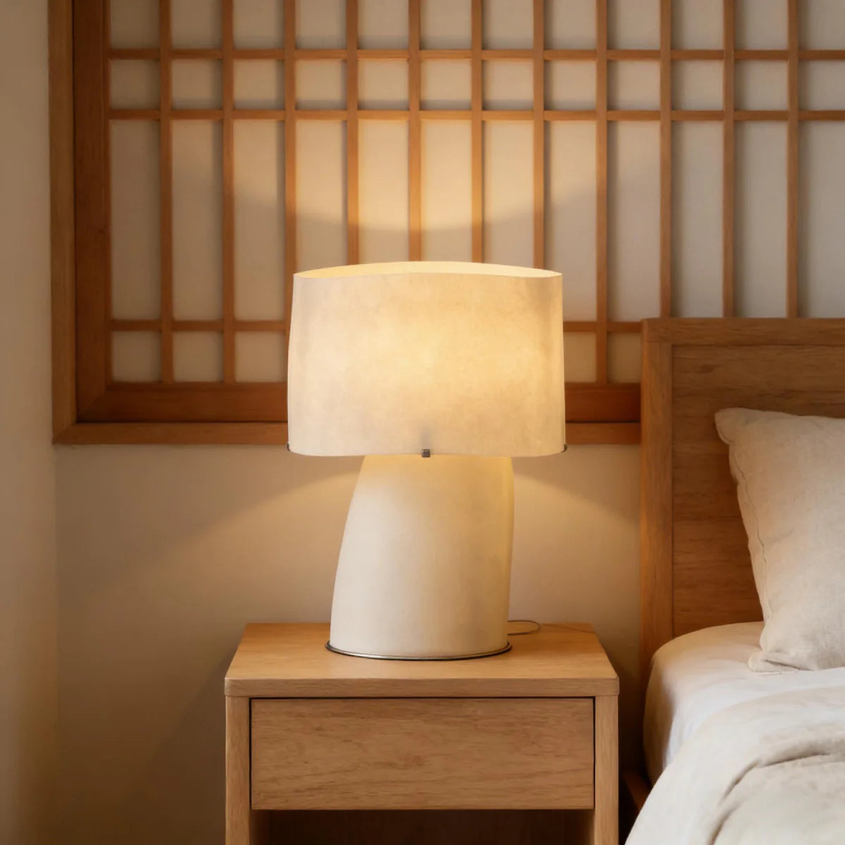 Luma Artisanal Resin Table Lamp | The Sculptural Art Collection | JINSHE