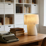 Hand-cast Resin Table Lamp View 6 | Luma Artisanal Resin Table Lamp | The Sculptural Art Collection | JINSHE | JINSHE
