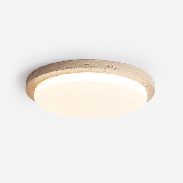 Lumara Curated Yellow Travertine Flush Mount Cei
