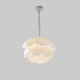 Luminous Petal Glass Chandelier – Ambient Illumination in Luxury Interior Setting View 16
