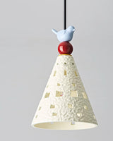Lumo Pony Curated Hand-Thrown Ceramic Pendant Li – macro detail view #1