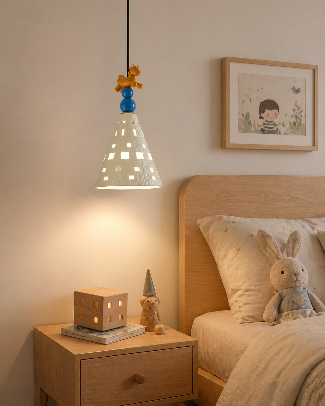 Lumo Pony Curated Hand-Thrown Ceramic Pendant Li – architectural ceiling profile