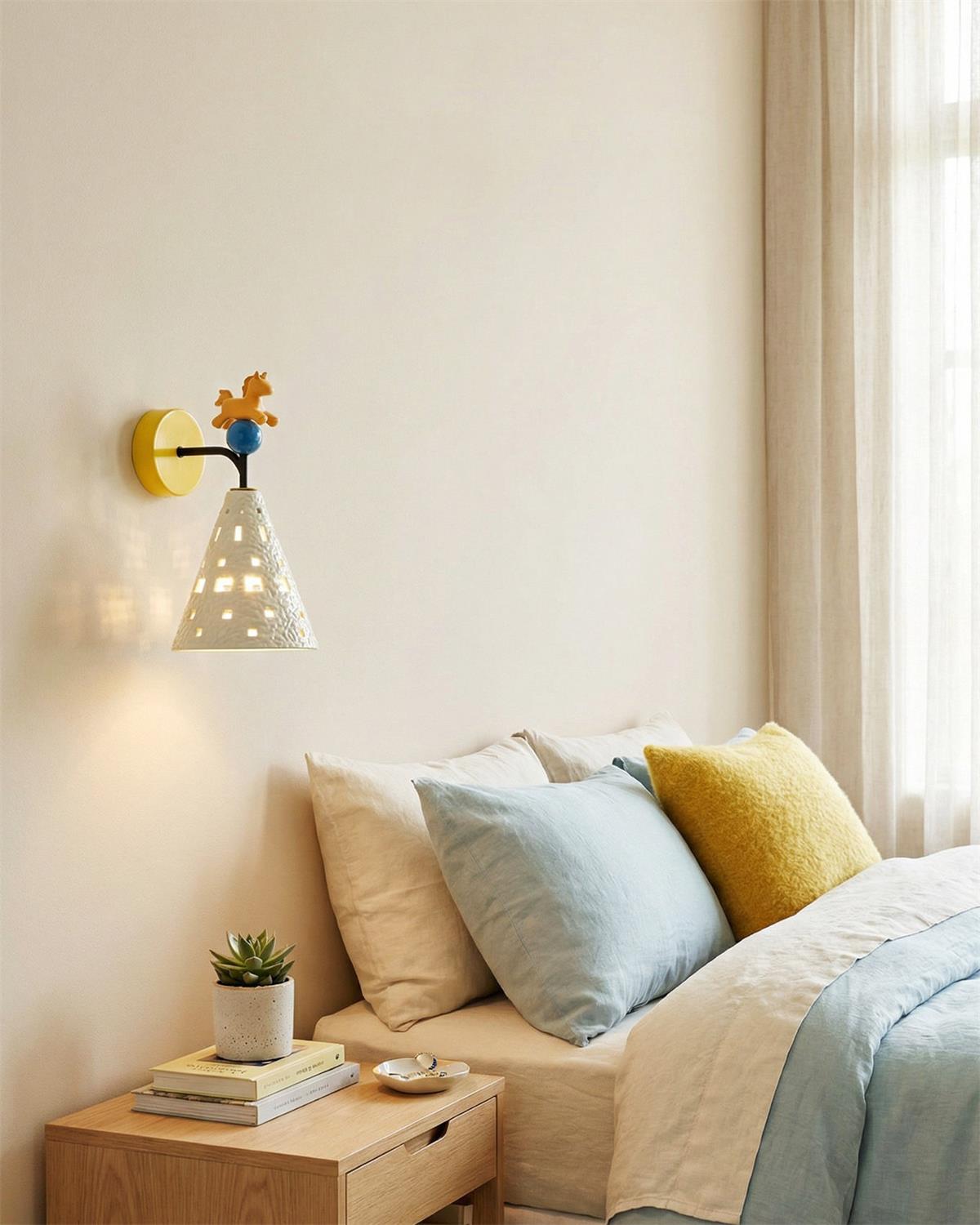 Lumo Pony Curated Hand-Thrown Ceramic Wall Sconc – architectural ceiling profile