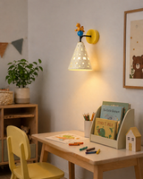 Lumo Pony Curated Hand-Thrown Ceramic Wall Sconc – handcrafted surface texture