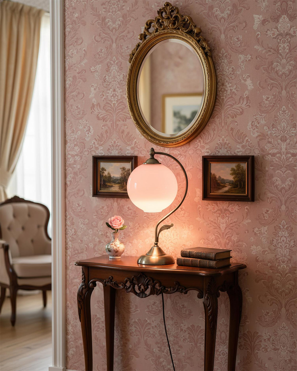 Lunafleur Curated Mouth-Blown Frosted Glass Tabl – architectural ceiling profile