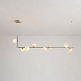 Lunara Alabaster Orb Curated Alabaster Chandelie – 8 Lights: L 47.2 × H 59 finish configuration