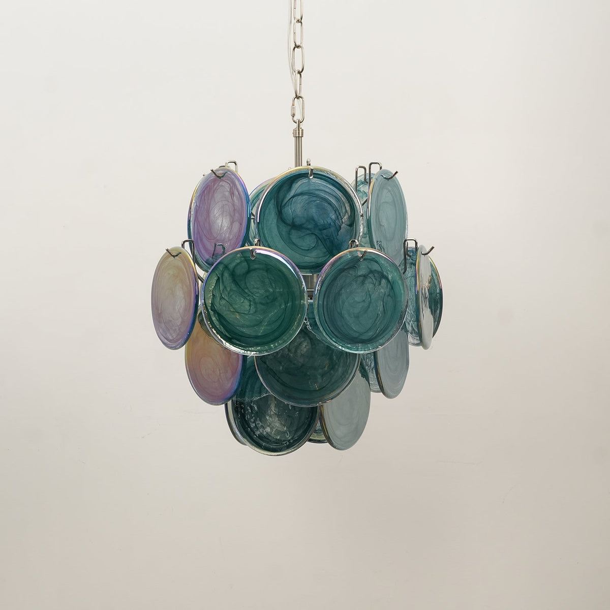 Lunaria Disc Glass Curated Mouth-Blown Frosted G – ∅ 17.7 x H 18.5 finish configuration