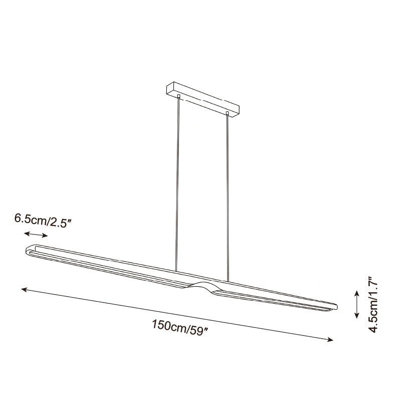 Lunaro Woodline Chandelier – Ambient Illumination in Luxury Interior Setting View 7
