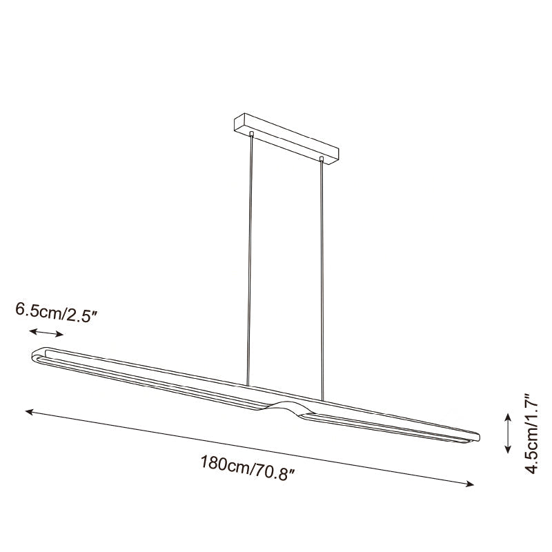 Lunaro Woodline Chandelier – Ambient Illumination in Luxury Interior Setting View 8