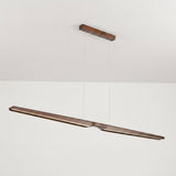 Lunaro Woodline Chandelier – Ambient Illumination in Luxury Interior Setting View 13