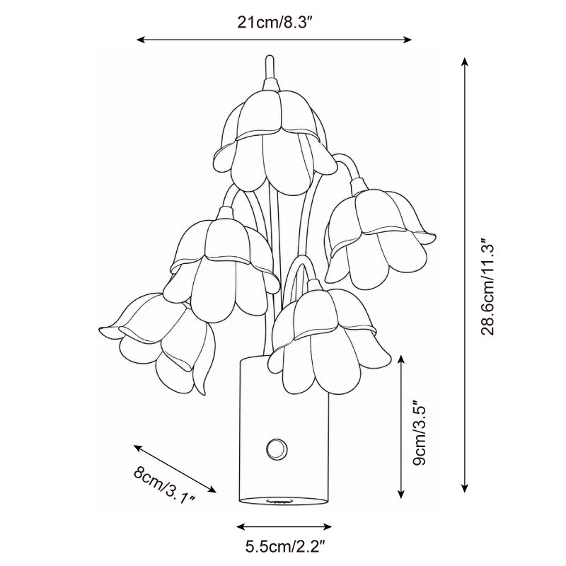 Lunelia Curated Iron & Glass Wall Sconce