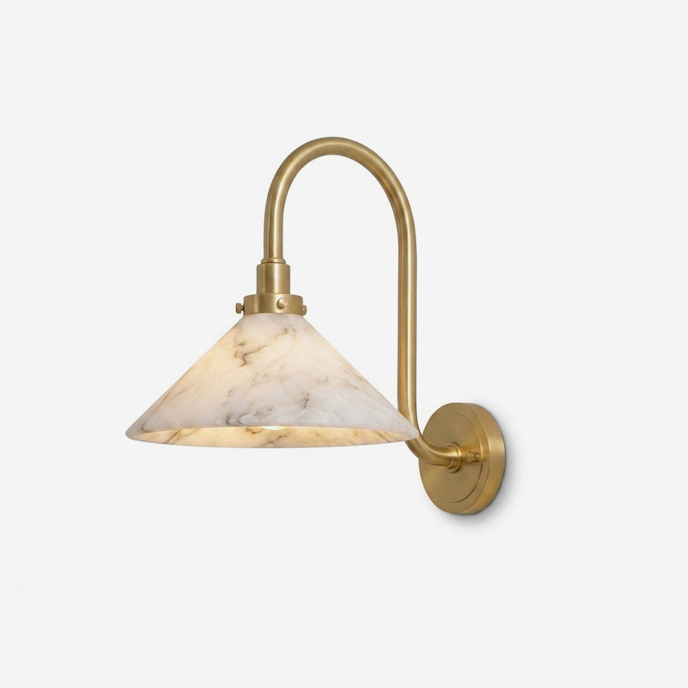 Lunelle Alabaster Curated Alabaster Wall Sconce – Alabaster Wall Sconce