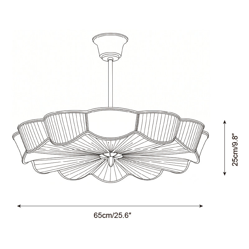 Lunessa Curated Solid Brass Flush Mount Ceiling – illuminated warm ambiance setting
