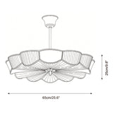 Lunessa Curated Solid Brass Flush Mount Ceiling – illuminated warm ambiance setting