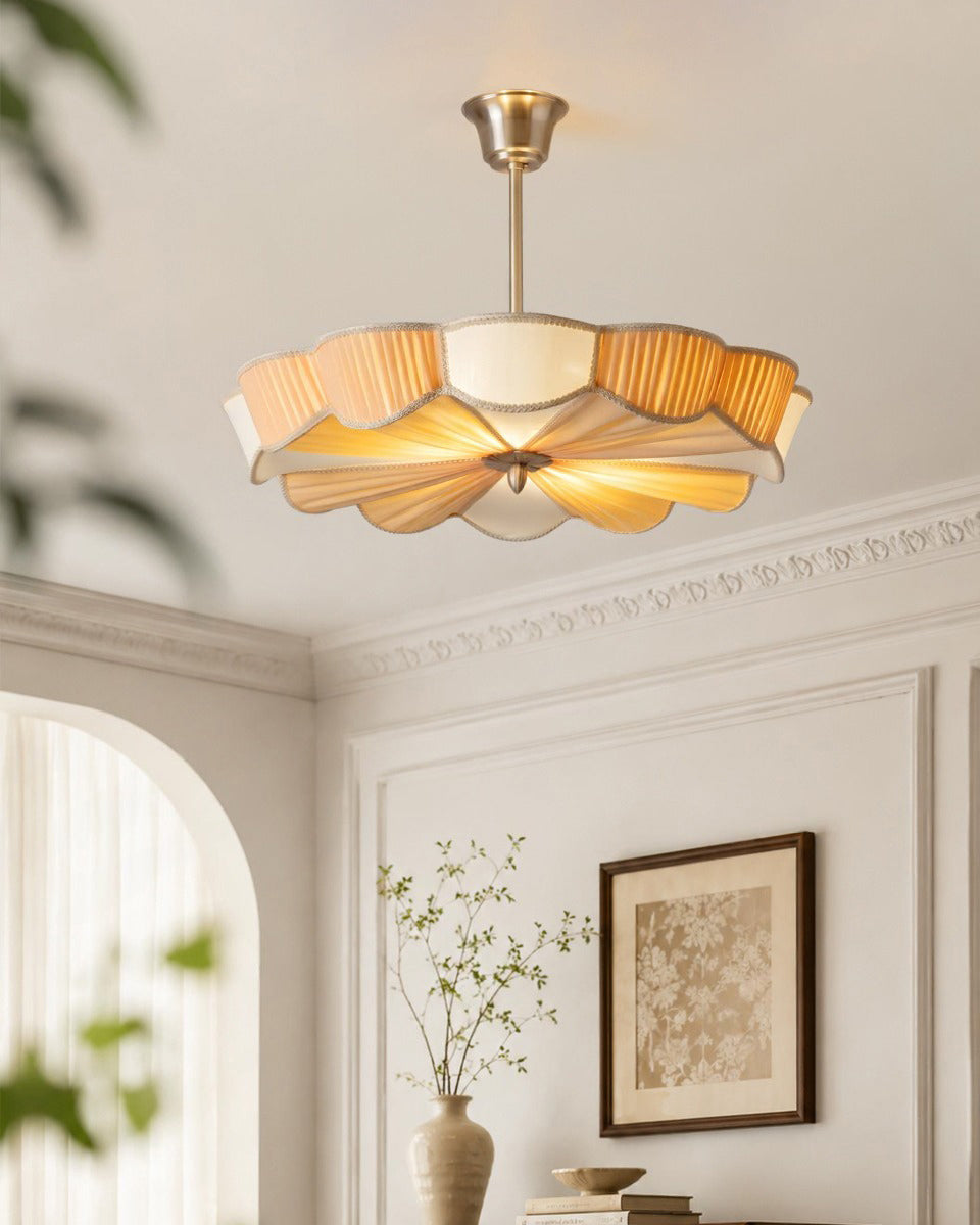 Lunessa Curated Solid Brass Flush Mount Ceiling