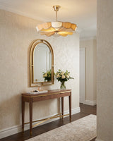 Lunessa Curated Solid Brass Flush Mount Ceiling – architectural ceiling profile