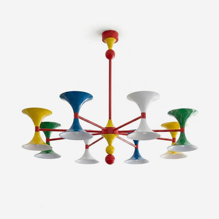Modern Lunetti Chandelier