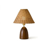 Lunora Curated Woven Rattan Table Lamp – W 35cm x H 47cm  W 13.7 x H 18.5 finish configuration