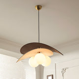 Lunova Curated Mouth-Blown Frosted Glass Pendant – Dia 60cm x H 18cm  ∅ 23.6 x H 7 finish configuration