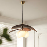 Lunova Curated Mouth-Blown Frosted Glass Pendant – Dia 60cm x H 18cm  ∅ 23.6 x H 7 finish configuration #1