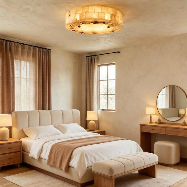 Luriel Alabaster Ceiling Light