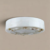 Ceiling Light View 9 | Marble & Solid Brass Flush Mount Ceiling Light | Modern Luxury for Bedroom, Living Room & Dining Room | JINSHE | JINSHE