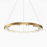 Luxury Circle Crystal Curated K9 Bohemian Crysta