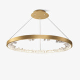 Luxury Circle Crystal Curated K9 Bohemian Crysta – spatial dining room perspective