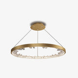 Luxury Circle Crystal Curated K9 Bohemian Crysta – handcrafted surface texture