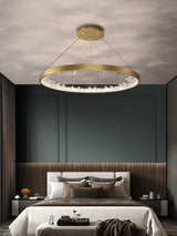 Luxury Circle Crystal Curated K9 Bohemian Crysta – architectural ceiling profile