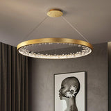 Luxury Circle Crystal Curated K9 Bohemian Crysta – ∅ 31.5 x H 1.6 (Power: ~80W) finish configuration