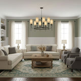 Modern Lydia Chandelier – Ambient Illumination in Luxury Interior Setting View 8