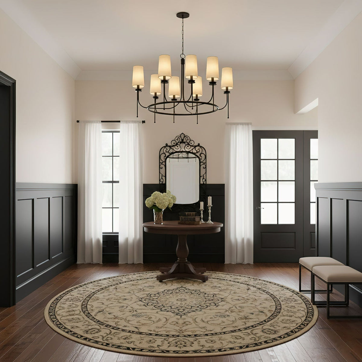 Modern Lydia Chandelier – Ambient Illumination in Luxury Interior Setting View 7