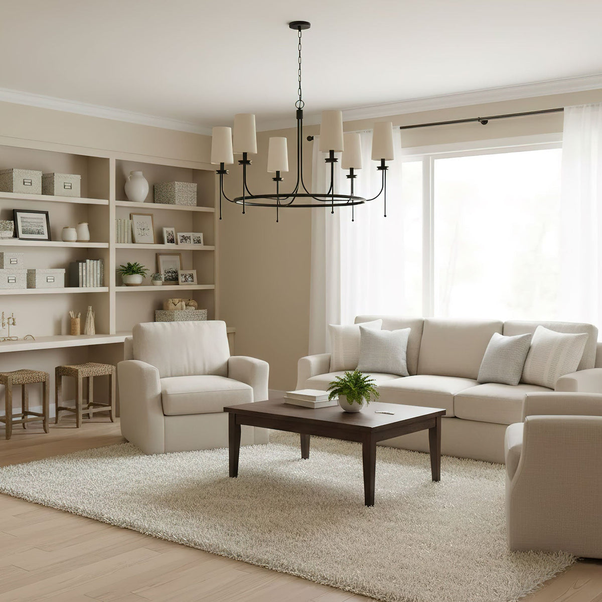 Modern Lydia Chandelier – Ambient Illumination in Luxury Interior Setting View 3