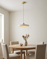 Lydia Alabaster Pendant Light – Handcrafted Material Texture and Detail View
