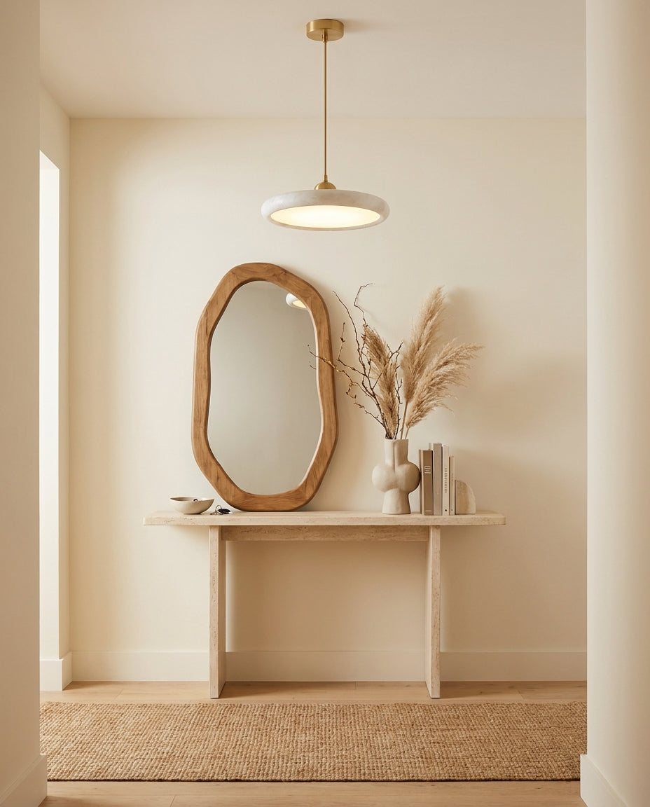 Lydia Alabaster Pendant Light – Ambient Illumination in Luxury Interior Setting View 13