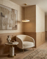Lydia Alabaster Pendant Light – Ambient Illumination in Luxury Interior Setting View 9