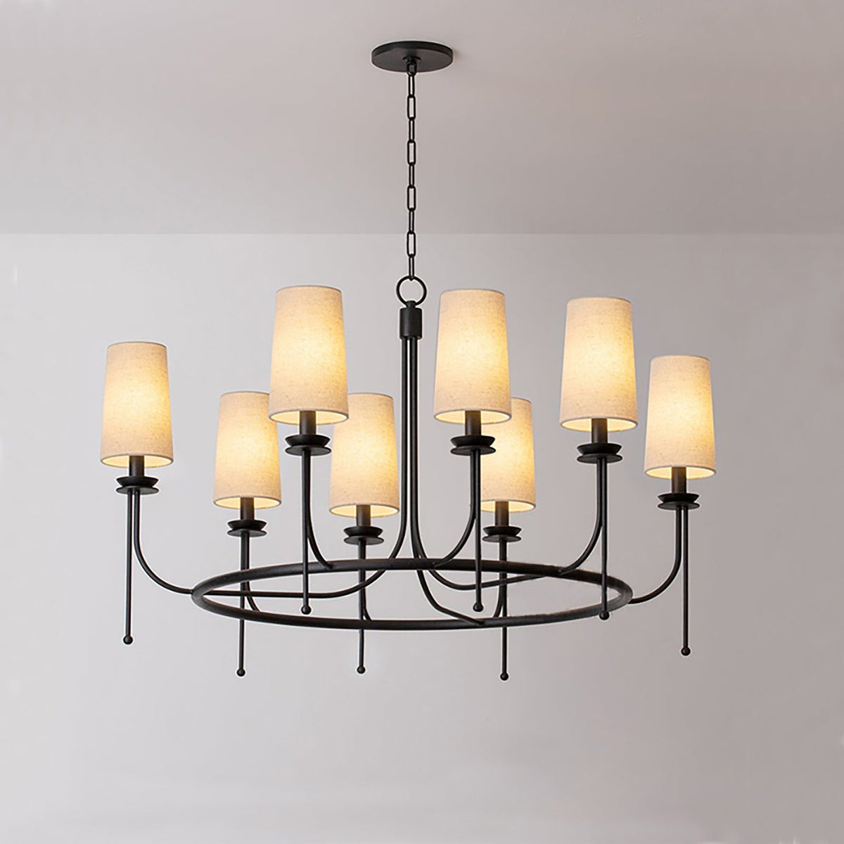 Modern Lydia Chandelier – Ambient Illumination in Luxury Interior Setting View 15
