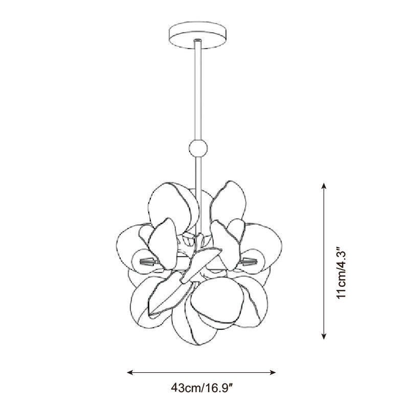 Lysora Petal Pendant Light – Ambient Illumination in Luxury Interior Setting View 5
