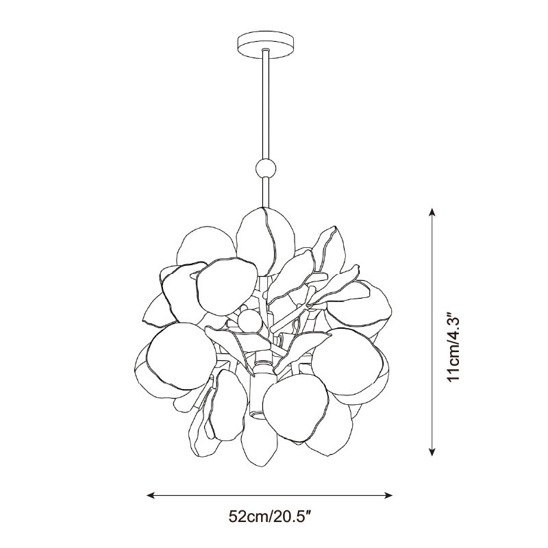Lysora Petal Pendant Light – Ambient Illumination in Luxury Interior Setting View 6