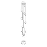 Mila Combination Chandelier – Ambient Illumination in Luxury Interior Setting View 17