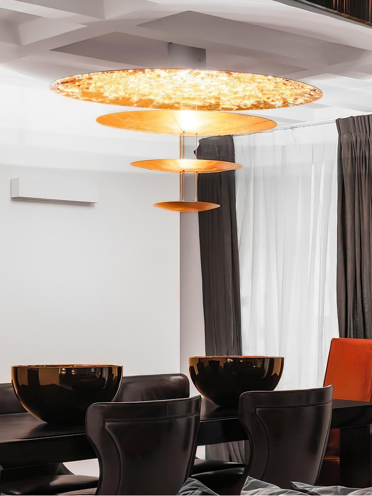 Modern Machine Chandelier – Ambient Illumination in Luxury Interior Setting View 8