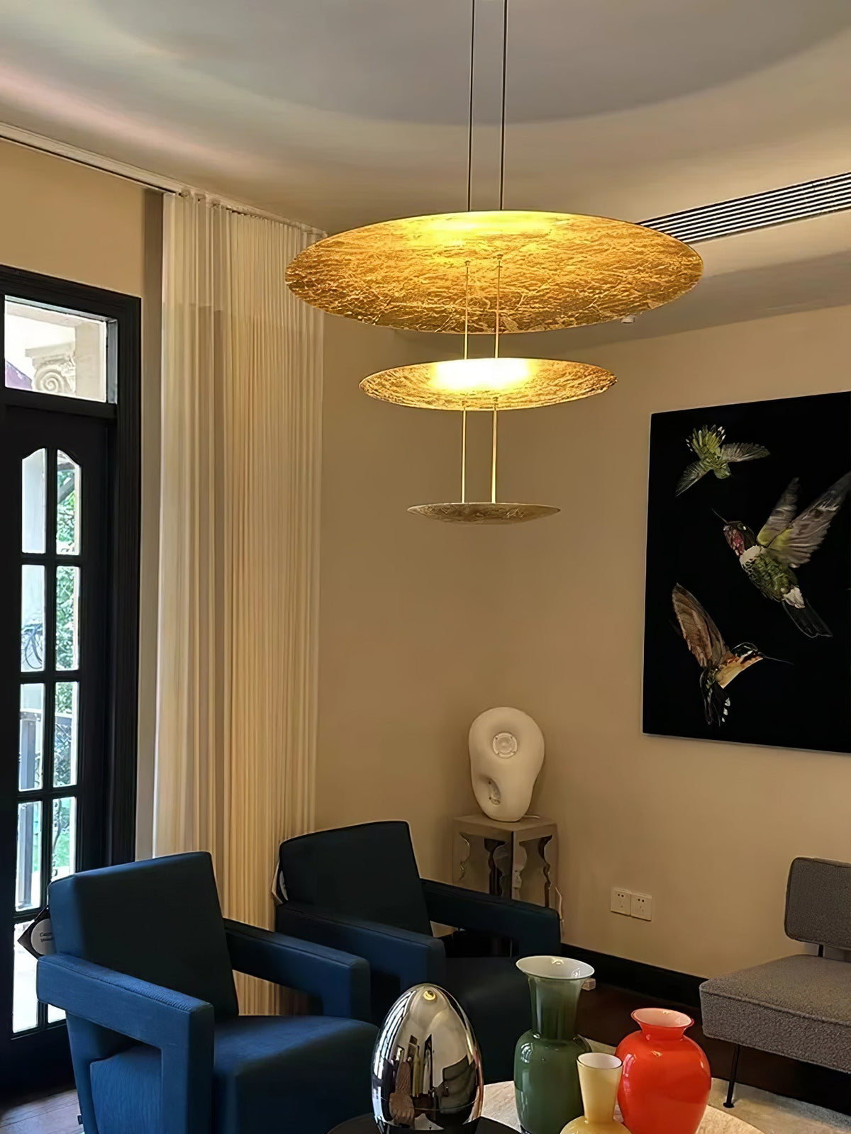 Modern Machine Chandelier – Ambient Illumination in Luxury Interior Setting View 10