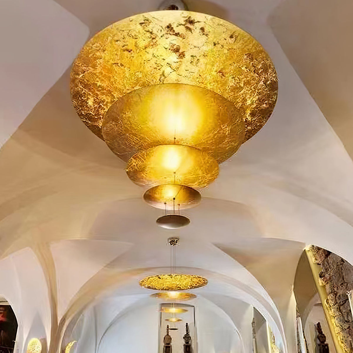 Modern Machine Chandelier – Ambient Illumination in Luxury Interior Setting View 13